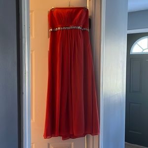 Prom Dress - Orange